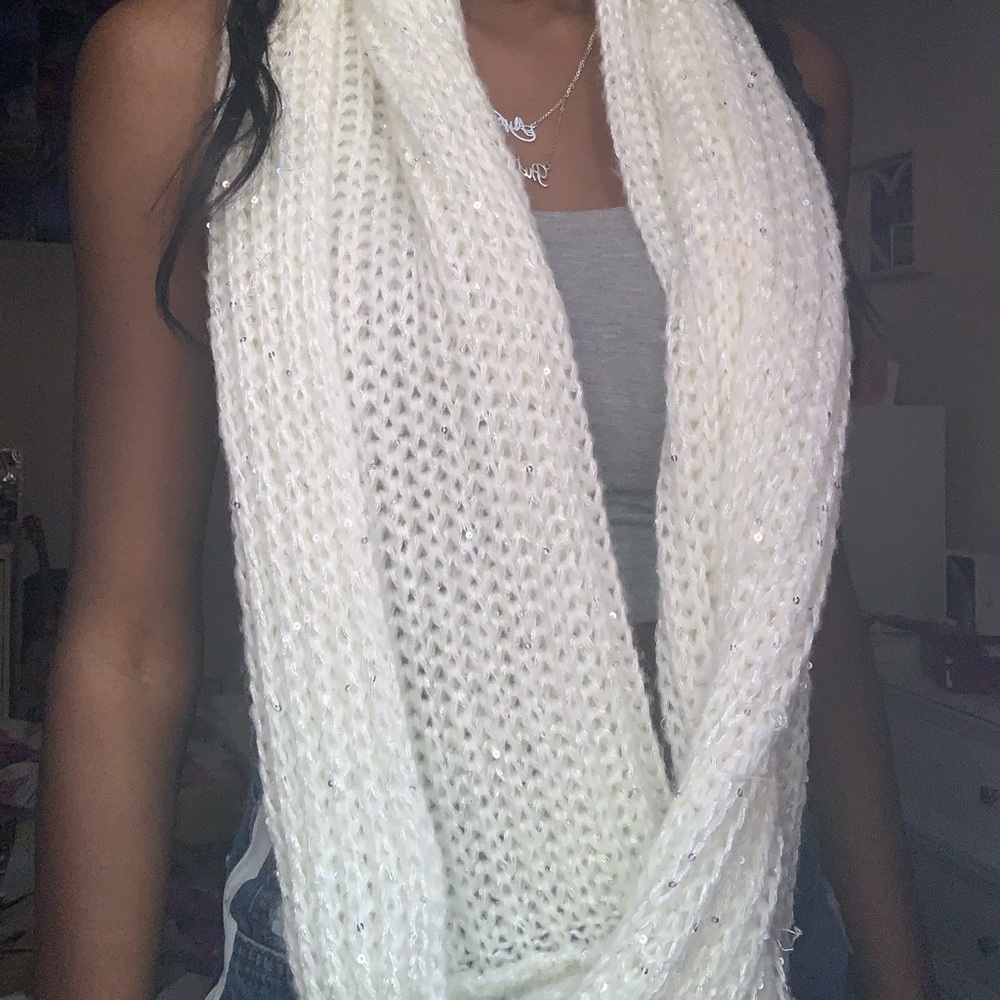 White scarfs